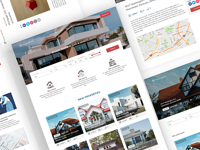 Properti Bintaro Website design ui ux web website