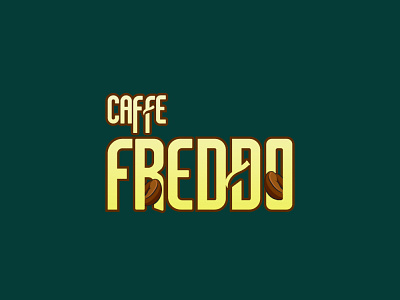 CAFFE FREDDO branding branding and identity branding design design flat illistrator illustration logo minimal vector