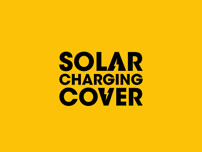 SOLAR CHARGING COVER branding branding and identity branding design design flat illistrator logo minimal vector