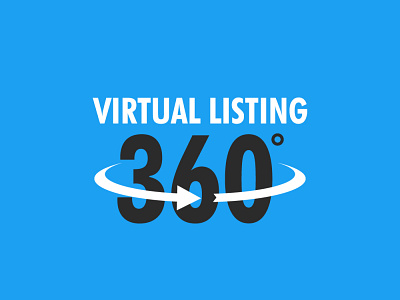 VIRTUAL LISTING 360 branding branding and identity branding design design flat illistrator logo minimal vector