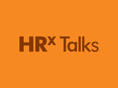 HRx TALKS branding branding and identity branding design design flat illistrator logo minimal vector