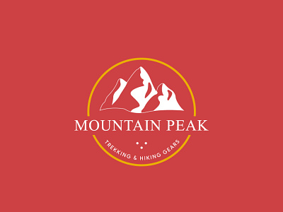 MOUNTAIN PEAK branding branding and identity branding design design flat illistrator logo minimal vector