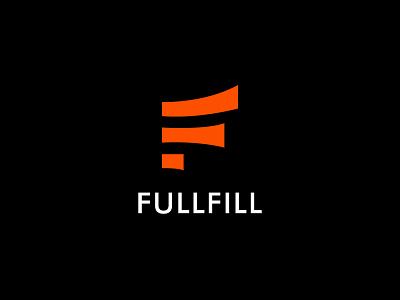 FULLFILL branding branding and identity branding design design flat illistrator illustration logo minimal vector