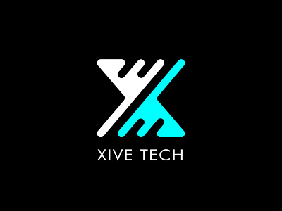 XIVE TECH branding branding and identity branding design design flat illistrator illustration illustrator logo minimal vector