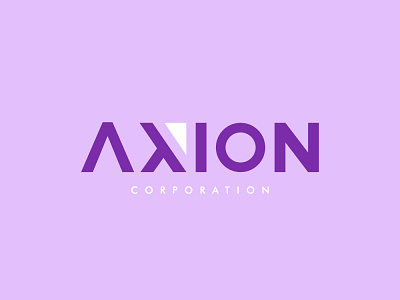 AXION branding branding and identity branding design design flat illistrator logo minimal vector