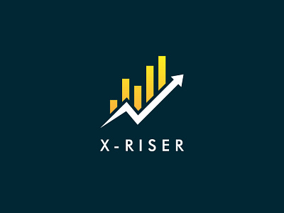 X Riser branding branding and identity branding design design flat illustration logo minimal vector