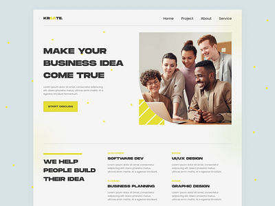 Creative Team - Landing Page