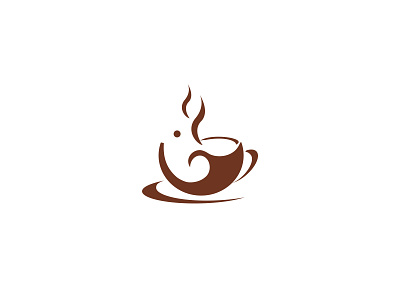 Cafe de Safari Logo abstract mark branding logo logotype monogram