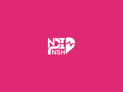 NSH Hospital abstract mark branding design logotype monogram