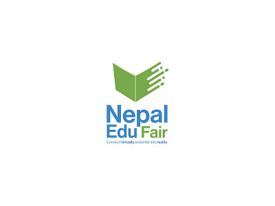 Nepal Education Fair Logo abstract mark branding logo logotype monogram