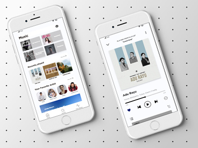 Redesign Music App "Spotify" app design ui