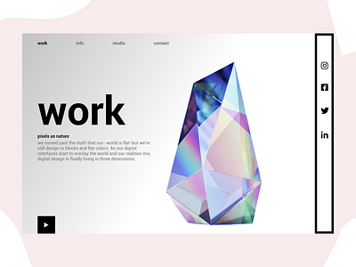 Work - Homepage branding design illustration logo ui ux vector web web design wordpress design