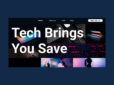 Technology website animation branding design graphic design motion graphics ui ux web web design wordpress design