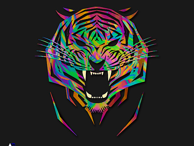 Tiger illustration artwork graphicdesign icon design illustraion logo design poster design
