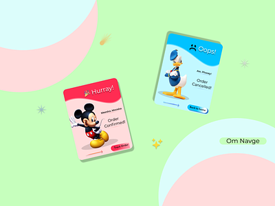 Flash Message cartoon creative design daily 100 challenge dailyui dailyuichallenge design disney donald duck flash message mickey mouse toy store ui ux