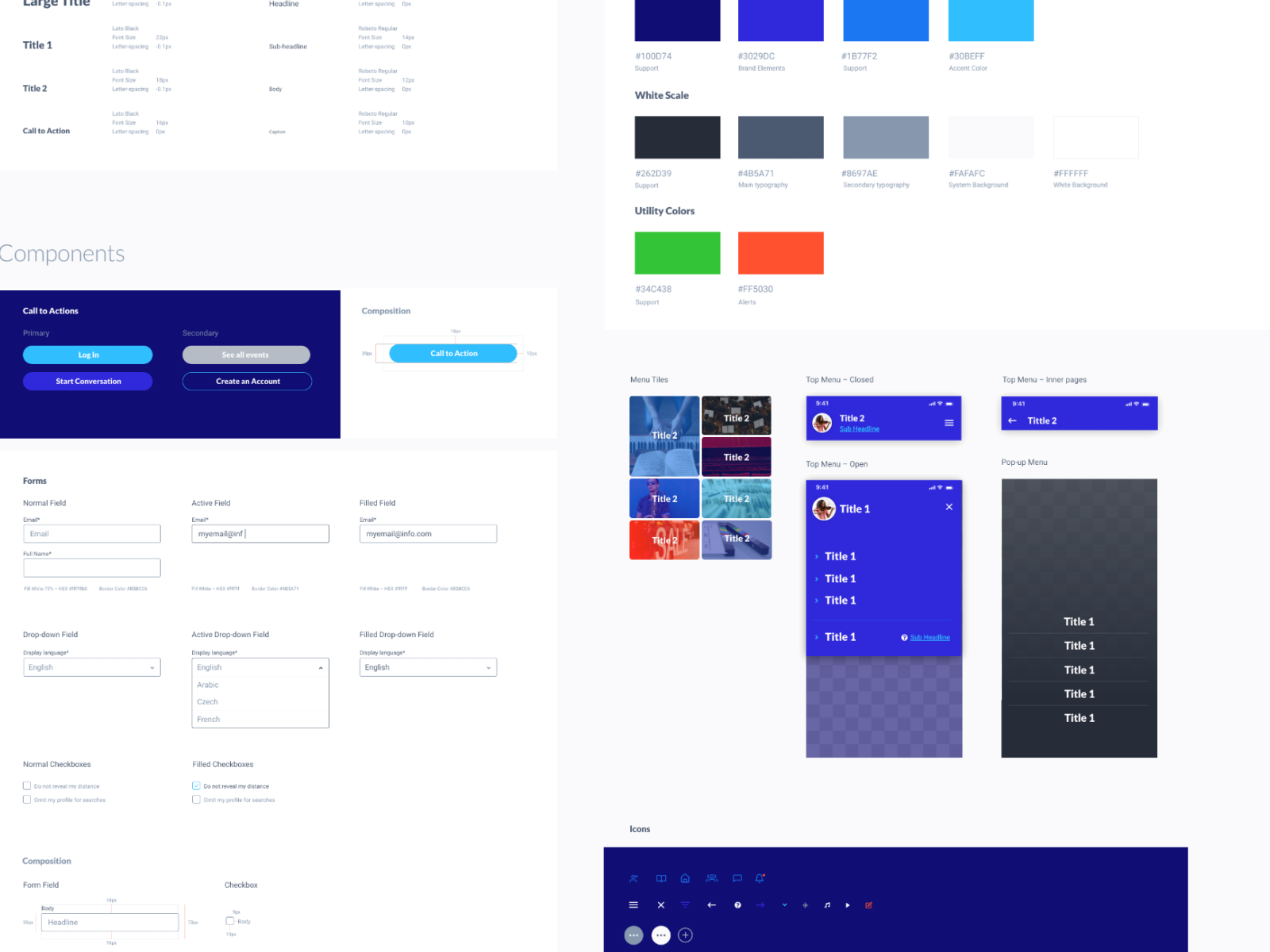 UI Kit Sample by Sergio Fidalgo on Dribbble