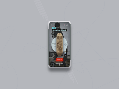 Skateboard Decks app design design app ecommerce ecommerce app ecommerce design minimal skateboard skateboard deck ui ux website