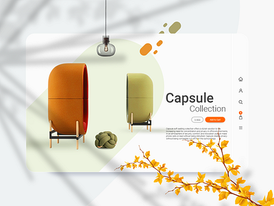 Office Furniture Store / E-Commerce capsule capsules decoration design ecommerce furniture minimal office shop shopping typography ui ux webdesign website