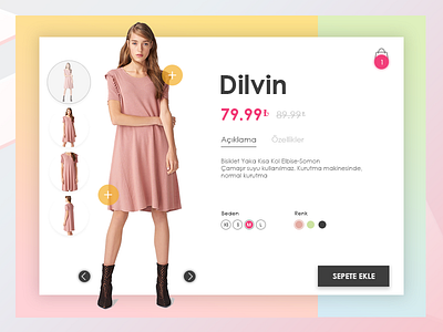 Product Page cart design ecommerce minimal page products product ui ux web website