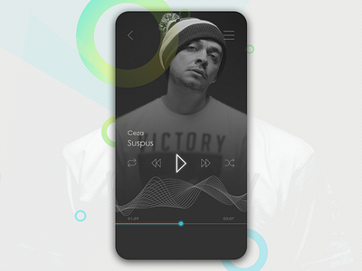 Music player app mobile music music player player ui ux