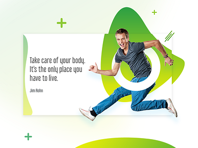 Quotes design graphic green landing landing page quotes ui ux