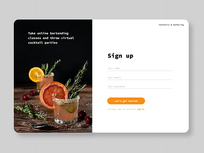 Daily UI #001 - Sign Up