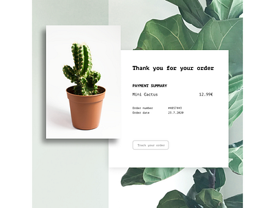 Daily UI #017 - Email Receipt