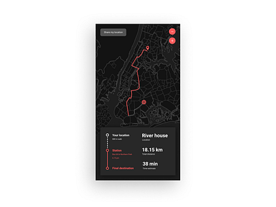 Daily UI #021 - Location Tracker