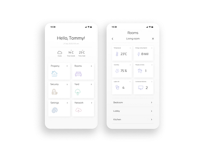 Daily UI #021 - Home Monitoring