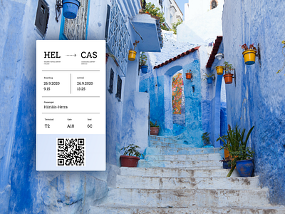 Daily UI #024 - Boarding Pass