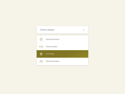 Daily UI #027 - Dropdown