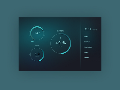 Daily UI #034 - Car Interface