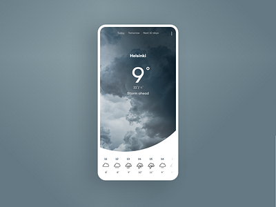 Daily UI #037 - Weather