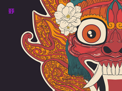 Barong design graphic design illustration tshirt