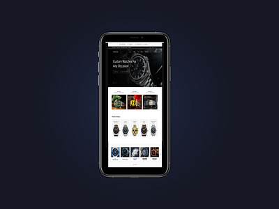 Luxury Watch Website   iPhone XS