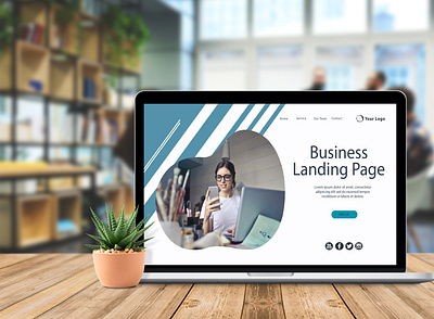 Business Landing page black concept homepage landingpage online responsive design ui uiux ux ux design website