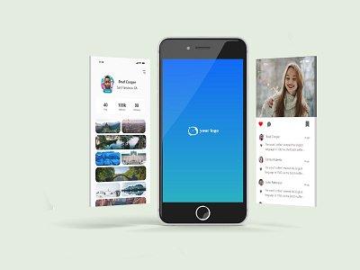 Mobile App Card UI kit