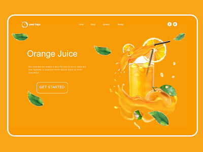 Orange Juice Landing Page