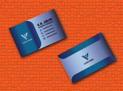 Business Card, 2 business card design professional logo design