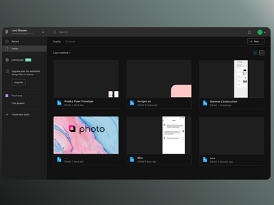 Figma Classic Dark Theme