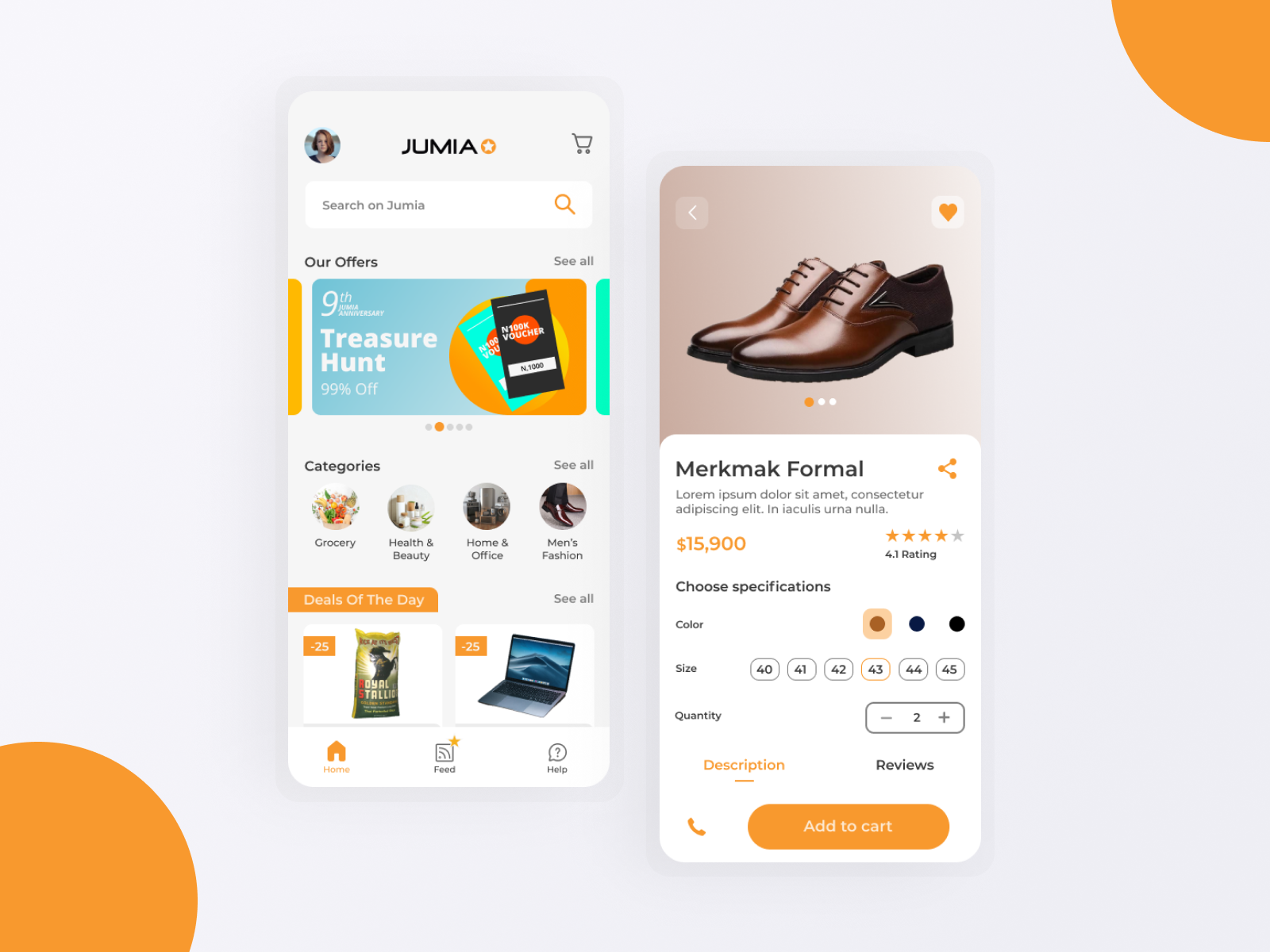 Jumia Mobile App (redesign) by Clement Bassey on Dribbble