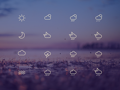 Weather Icon Set