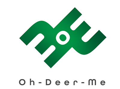 Oh Deer Me - Letter logo dailylogochallengeday4 logo singleletter