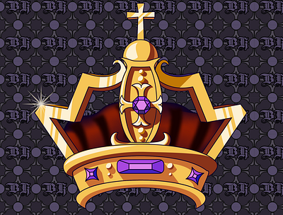 “The Crown” art color design flat graphic design illustration illustrator logo
