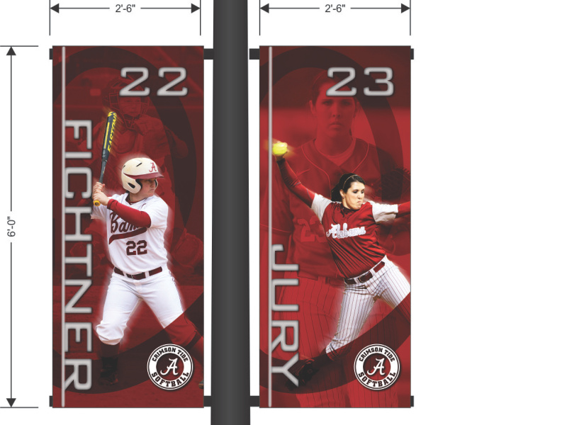 UofA Softball Banners by Jordan Tippett on Dribbble