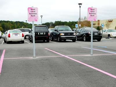 Parking Signs for Outlet Mall