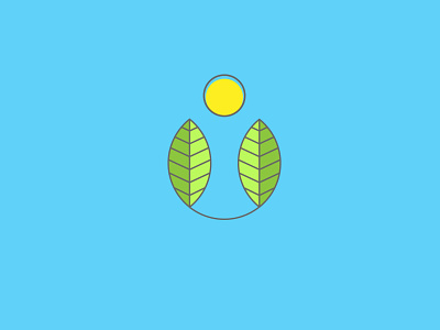 natutre man design illustration logo