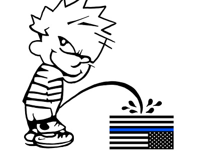 RESIST 2020 calvin and hobbes cartoon character comics hope police resist vote