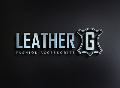 leather G logo design