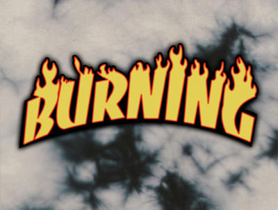 Burning. coverart illustration